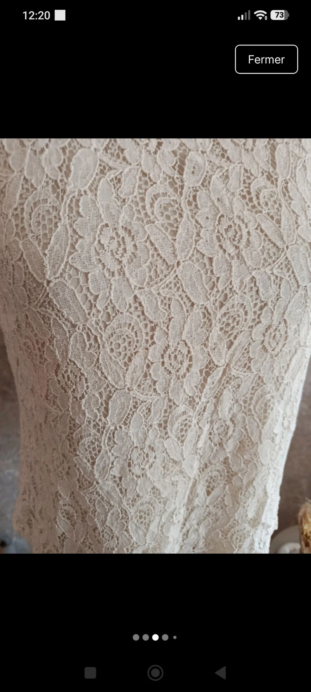 Blouse sans manche avec dentelle  – photo 3